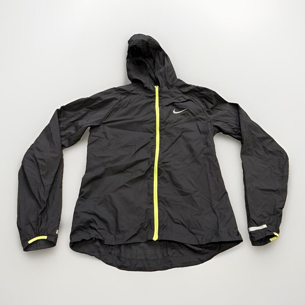 Nike Womens 3M Impossibly Light Running Full Zip Hooded Jacket Size S 618991-010
